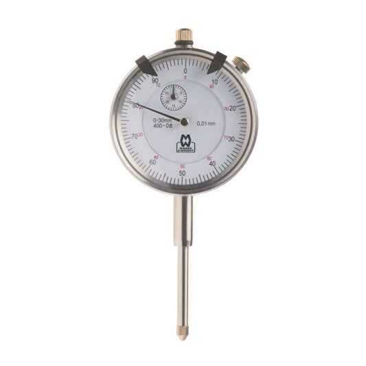 Moore & Wright MW400-08 Dial Indicator, Graduation 0.01mm, Range 30mm, Scale 0-100, Bezel Diameter 58mm
