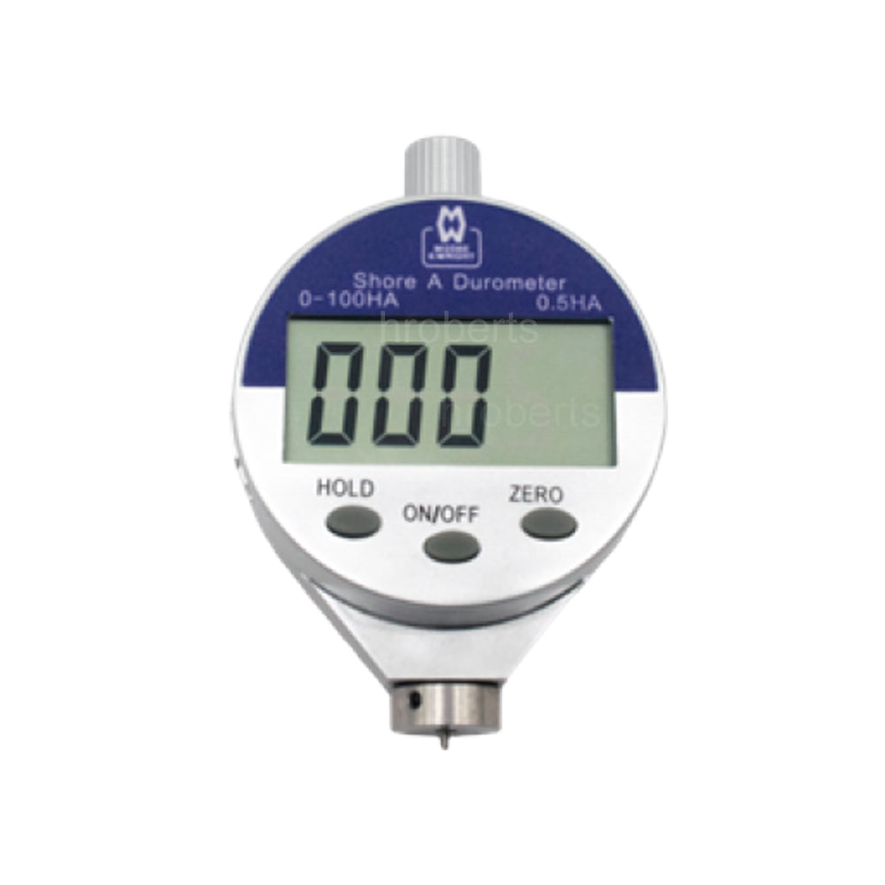 Moore & Wright MWT-3600 Shore A Digital Durometer, Range 0-100 HA, Resolution 0.5 HA