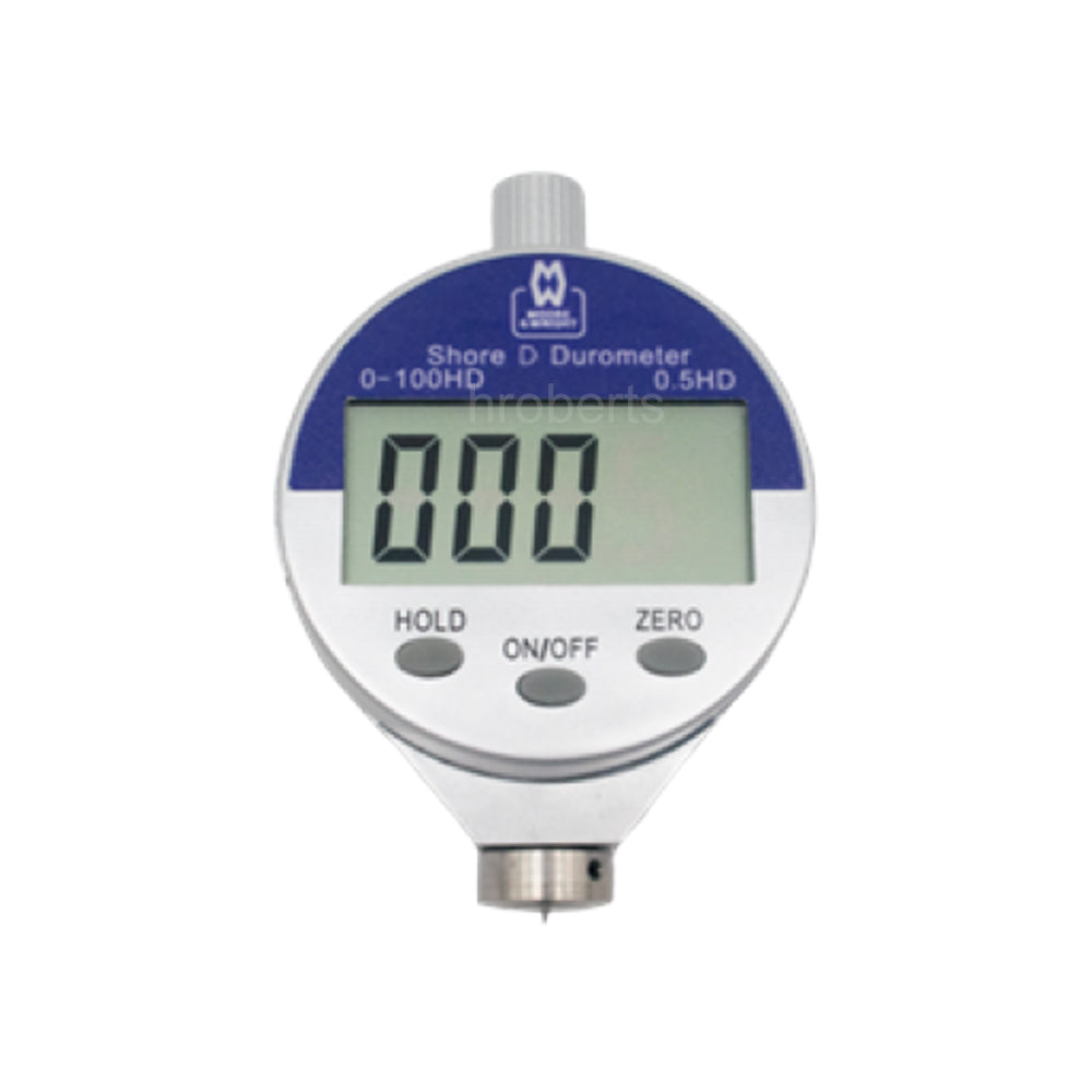 Moore & Wright MWT-3610 Shore D Digital Durometer, Range 0-100 HD, Resolution 0.5 HD