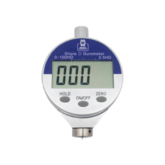 Moore & Wright MWT-3610 Shore D Digital Durometer, Range 0-100 HD, Resolution 0.5 HD