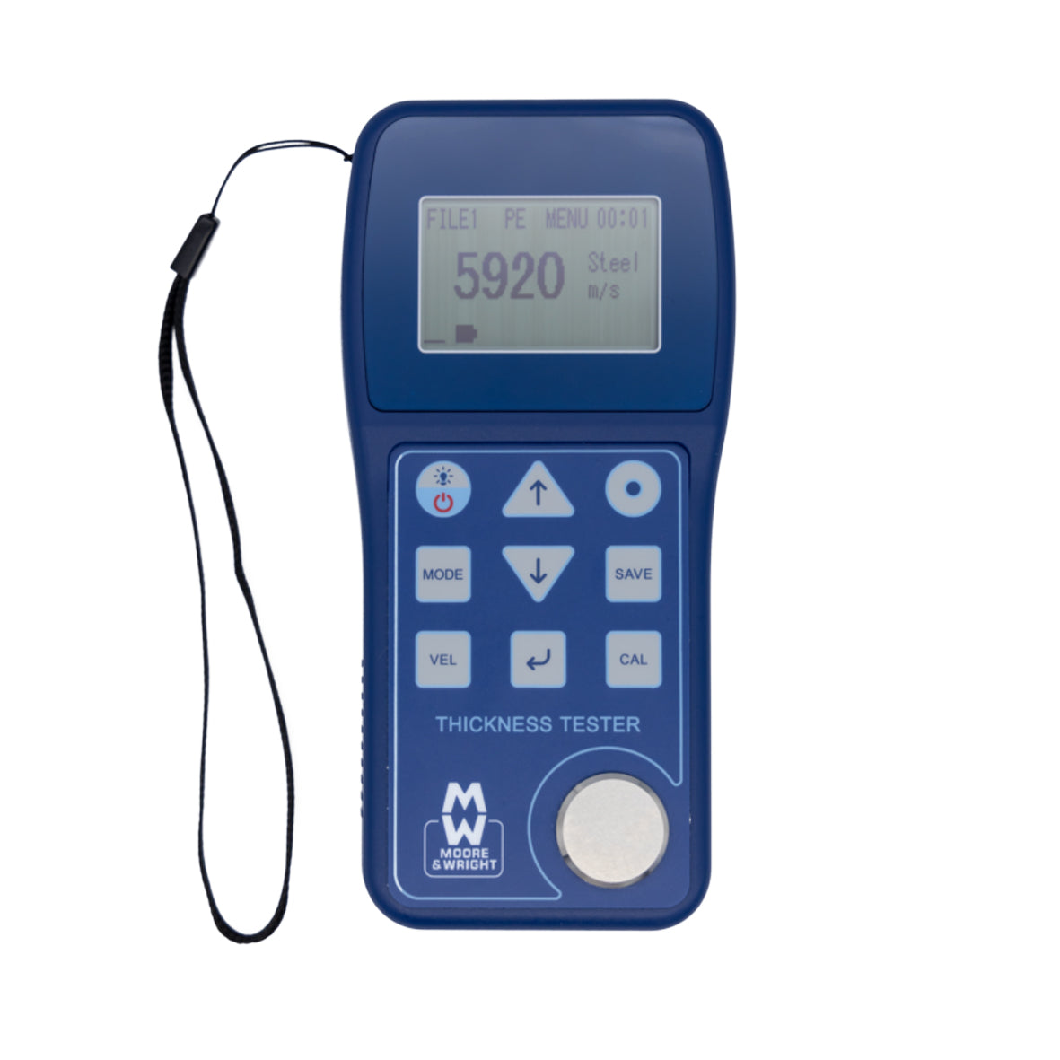 Moore & Wright MWT-2500 Ultrasonic Thickness Gauge, 1-300mm