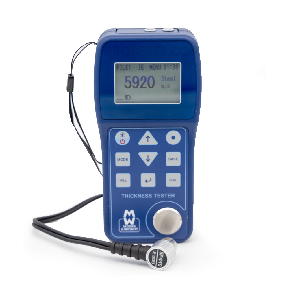 Moore & Wright MWT-2500 Ultrasonic Thickness Gauge, 1-300mm