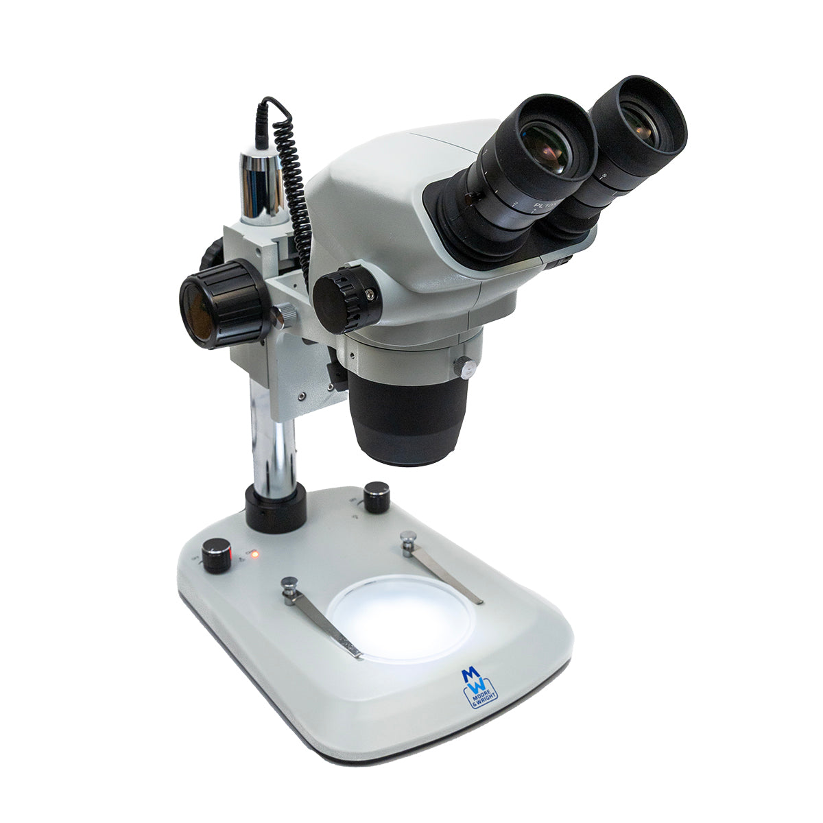 Mohawk Microscope Moore & Wright MWT-7200 Stereo Microscope Adjustable magnification 6.7 ...