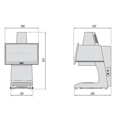 Mitutoyo 359-752-11 QM-Fit Compact Vision Measuring Machine - SMART VISION SYSTEM QM-Fit