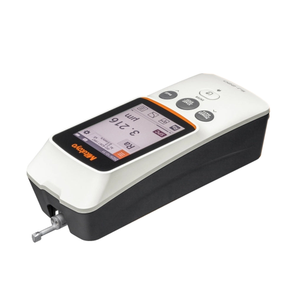 Mitutoyo 178-745-13 SJ-220S Portable Surface Roughness Tester, Transverse Drive, Stylus Tip Angle 60°, Radius 2μm, Imperial / Metric, Measuring Range 5.6mm, Resolution 0.001µm