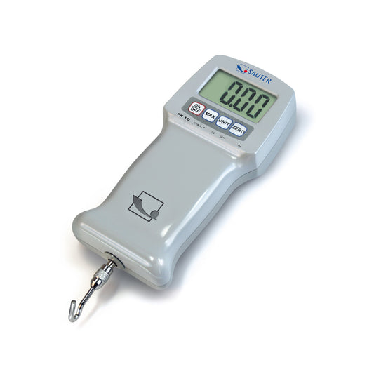 Sauter FK10 Robust Digital Force Gauge 0-10N Range, for Tensile and Compressive Force Measurement
