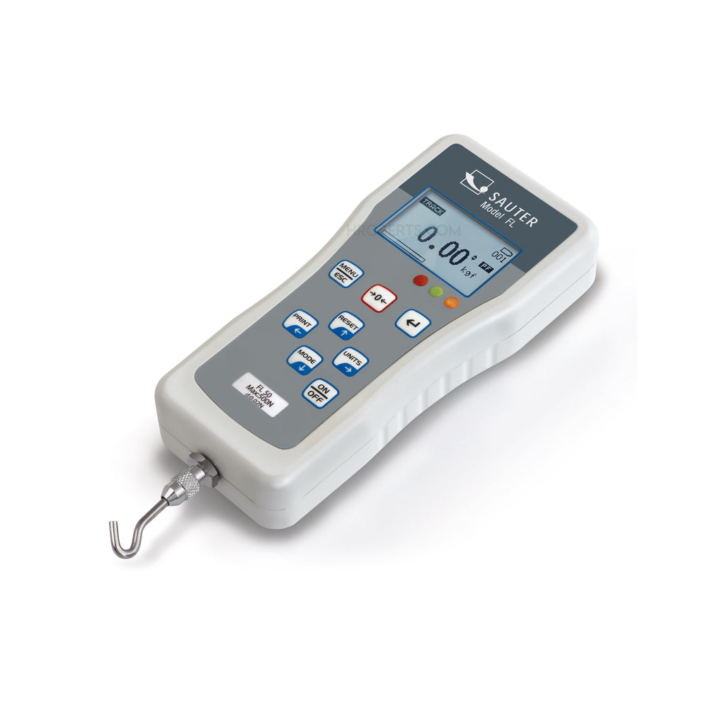 Sauter FL500 Digital Force Gauge 0-500N Range, with Graphic assisted Display for Tensile and Compressive Force Measurement