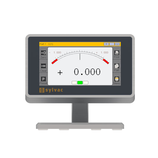 Sylvac 30-804-2072 D70H Digital Display Unit, Resolution up to 0.0001mm / 0.1μm 0.00001 / 0.01μm, Output Data USB / RS232  2 Probe Inputs, for use with Heidenhain Touch Probes Type ST/MT