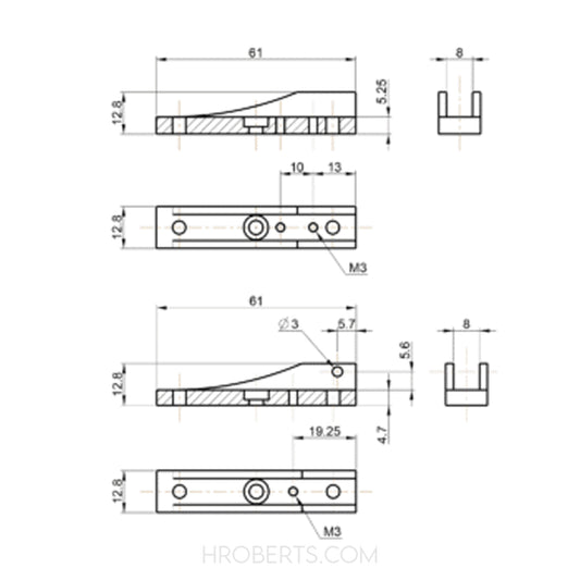 Sylvac 30-811-2303 Accessories holder (Pair)