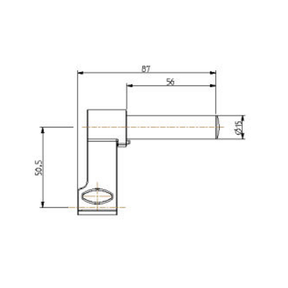 Measuring Insert Probe Trimos 20-TA-IH-135 Measuring Insert Probe Holder 8mm Diameter ( TA-IH ...