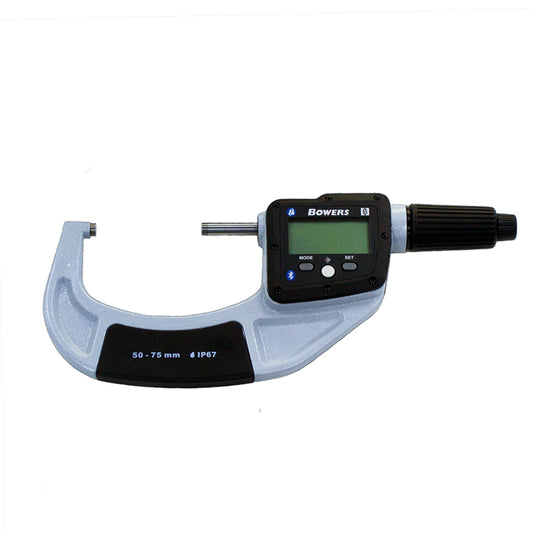 Bowers DM075 Digital Micrometer, Range 50-75mm / 2-3", Resolution 0.001mm / 0.00005"