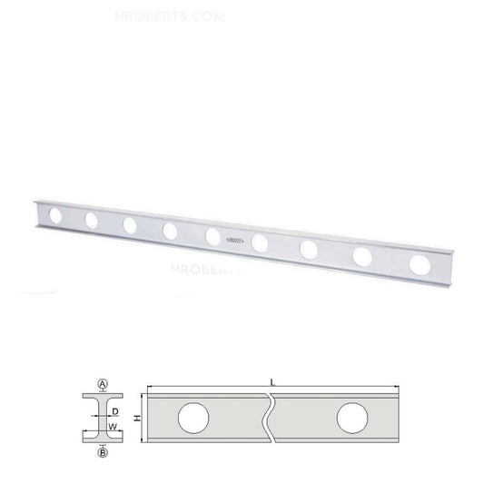 insize 4180-1000 Straight Edge 1000mm - Magnalium