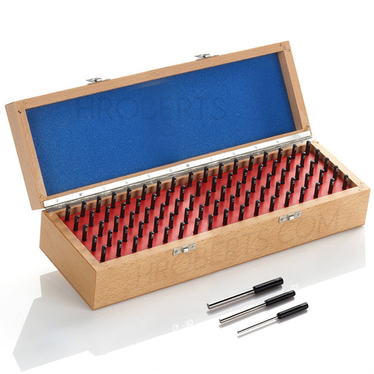 Martin + Tschopp 1mm to 10mm, 0.1mm Step, Pin Gauge Set with Engraved Handles  - Total Pins 91, Tolerance Class 1 (± 1.0 μm), Type 102.4