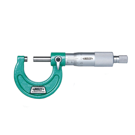 Insize 3203-25A Micrometer, Range 0-25mm, Graduation 0.01mm