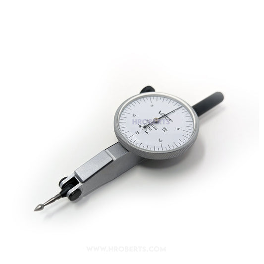 Verdict 05-2002 T2 Imperial Lever Dial Indicator Horizontal Type, Graduation 0.0005", Range 0.030", Scale 0-15-0, Stylus Length 0.514", Bezel Diameter 1.3/8"