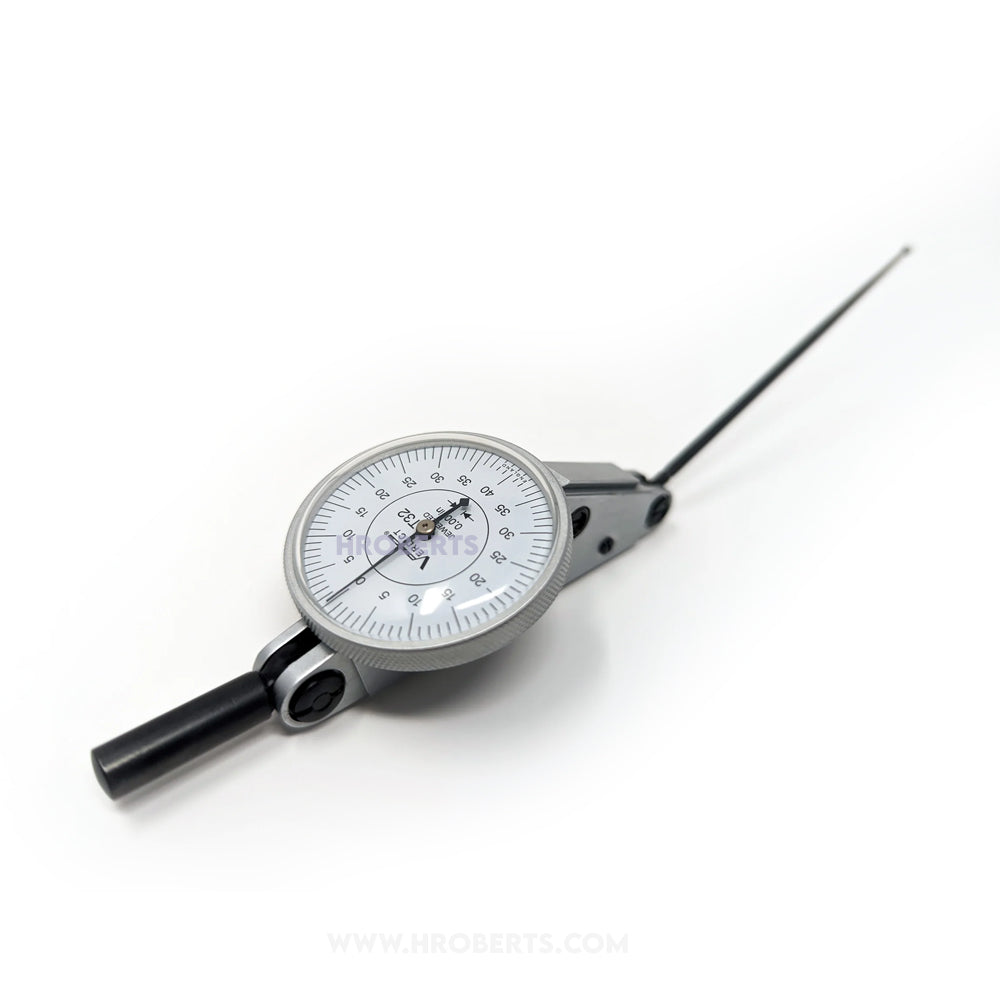 Verdict 01-3032 T32 Imperial Lever Dial Indicator Horizontal Type, Graduation 0.001", Range 0.080", Scale 0-40-0, Stylus Length 3.244", Bezel Diameter 1.3/8""