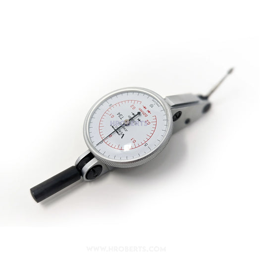 Verdict 01-3034 T34 Metrinch Lever Dial Indicator Horizontal Type, Graduation 0.0005" / 0.01mm, Range 0.020" / 0.44mm, Scale 0-10-0 / 0.22-0-0.22, Stylus Length 0.811"/ 20.60mm, Bezel Diameter 1.3/8" / 36mm