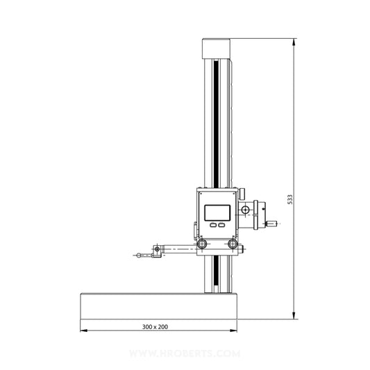 Trimos 20-23GR TVM304G Digital Workshop Height Gauge 0-320mm / 0-12" Granite Base