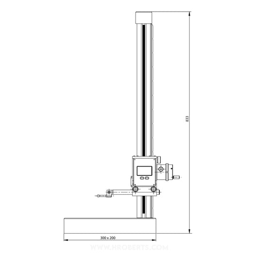 Trimos 20-2310GR TVM604G Digital Workshop Height Gauge 0-620mm / 0-24" Granite Base